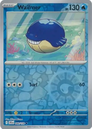 Wailmer Reverse Holo 040 Normal
