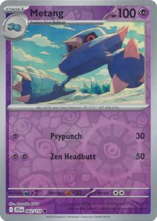 Metang Reverse Holo 062 Normal