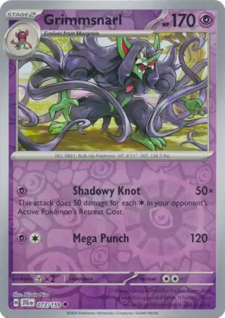 Grimmsnarl Reverse Holo 073 Normal