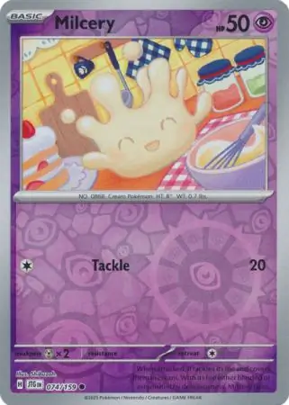 Milcery Reverse Holo 074 Normal