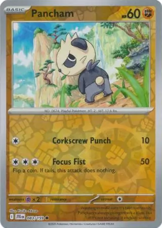 Pancham Reverse Holo 083 Normal