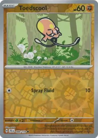 Toedscool Reverse Holo 088