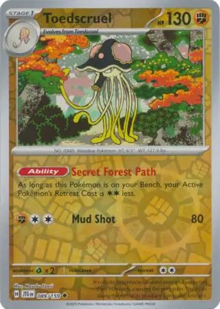 Toedscruel Reverse Holo 089
