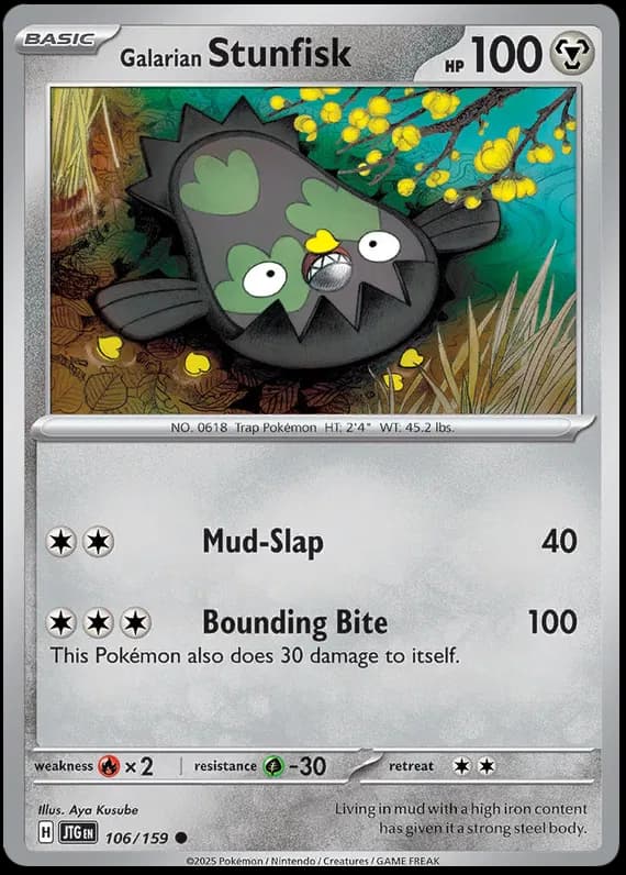 Galarian Stunfisk 106 Normal