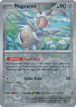 Magearna Reverse Holo 107 Normal