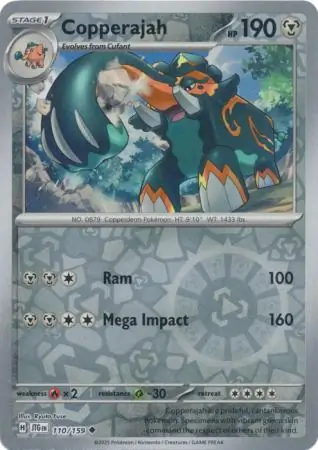 Copperajah Reverse Holo 110 Normal