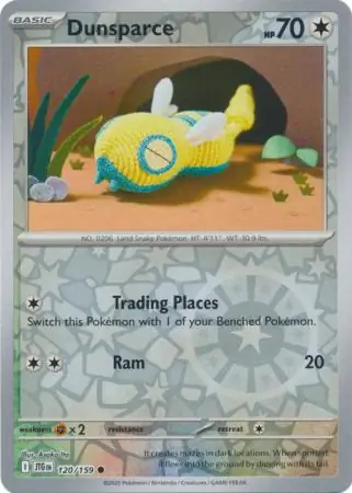 Dunsparce Reverse Holo 120 Normal