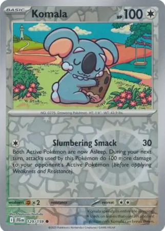 Komala Reverse Holo 129 Normal