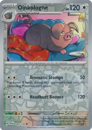 Oinkologne Reverse Holo 140 Normal