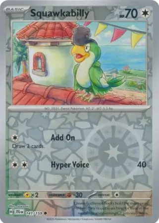 Squawkabilly Reverse Holo 141 Normal