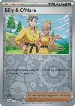 Billy and O'Nare Reverse Holo 142 Normal