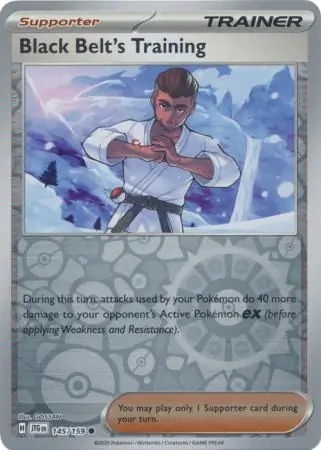 Black Belt's Training Reverse Holo 145 Normal
