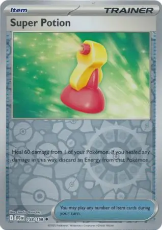 Super Potion Reverse Holo 158 Normal