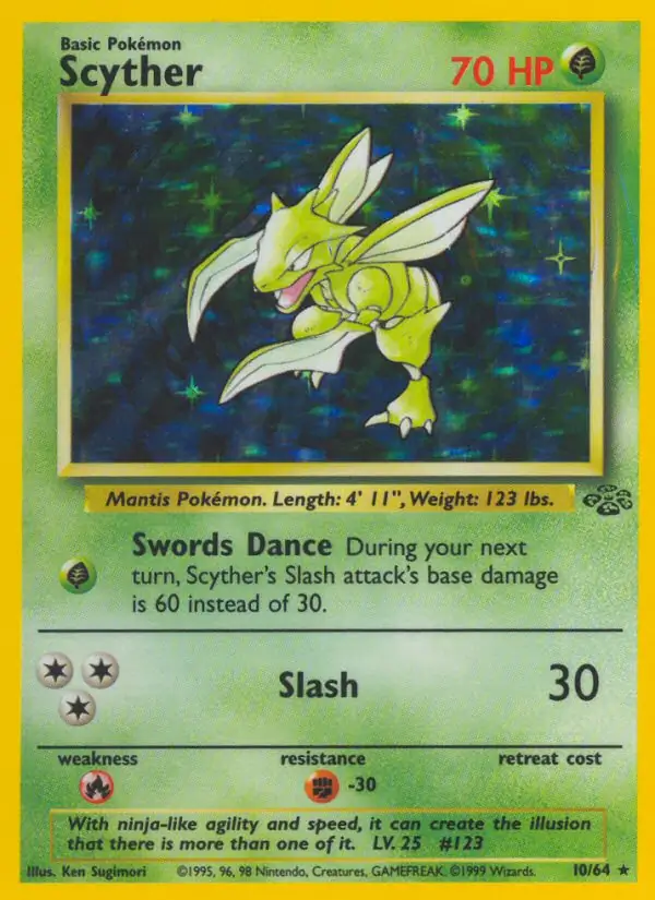 Scyther Holo 10 Normal