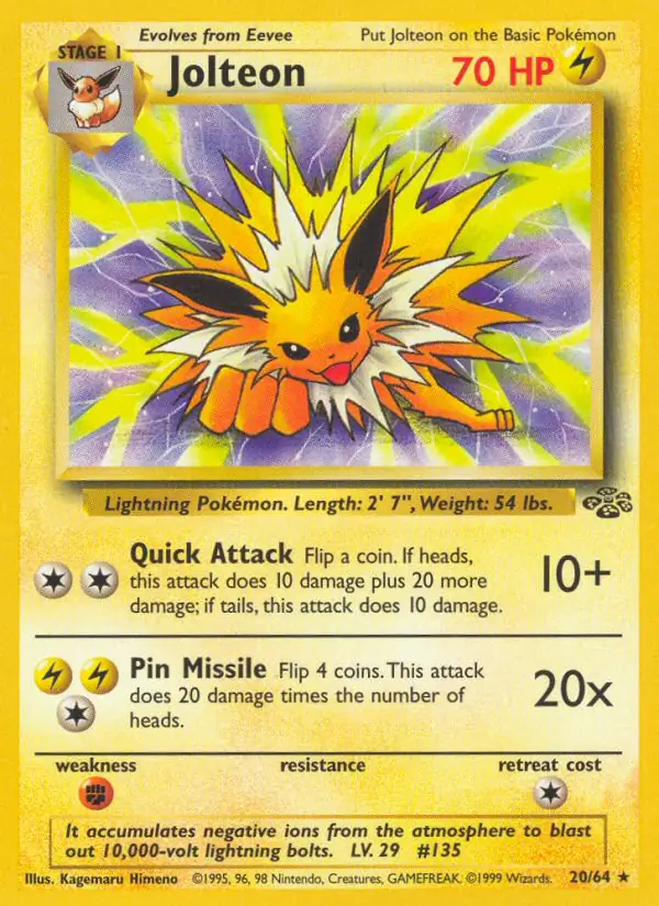 Jolteon 20 Normal