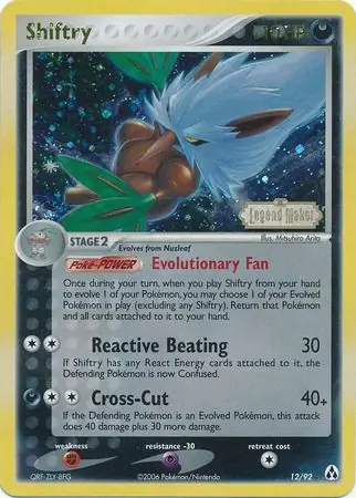 Shiftry Reverse Holo 12