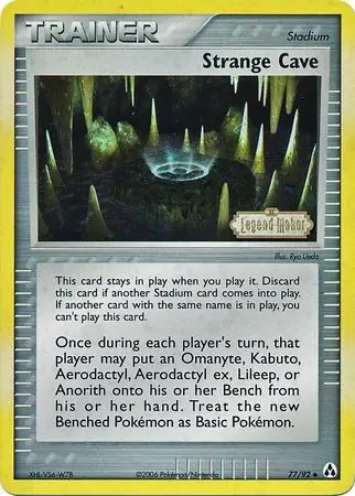 Strange Cave Reverse Holo 77