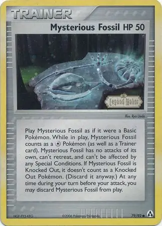 Mysterious Fossil Reverse Holo 79