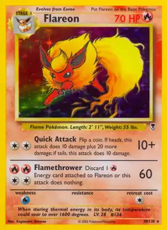 Flareon Holo 10 Normal