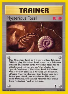 Mysterious Fossil 109 Normal