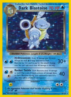 Dark Blastoise Holo 4 Normal