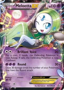 Meloetta EX RC11 Normal