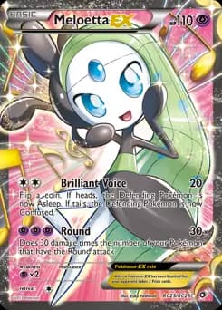 Full Art Meloetta EX RC25 Normal