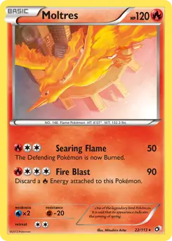 Moltres Holo 22 Normal