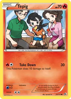 Tepig 25 Normal