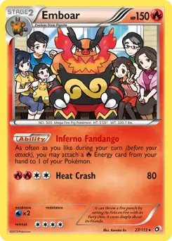 Emboar Holo 27