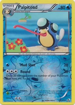 Palpitoad Reverse Holo 41