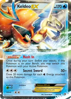 Keldeo EX 45 Normal