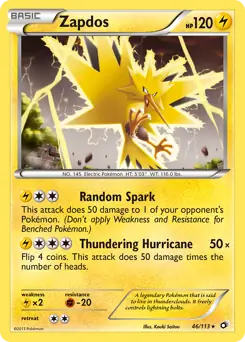 Zapdos Holo 46 Normal