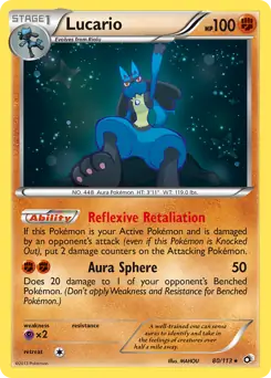 Lucario Holo 80 Normal