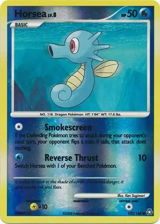 Horsea Reverse Holo 102 Normal