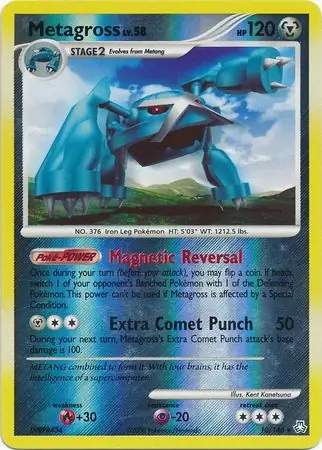 Metagross Reverse Holo 10 Normal