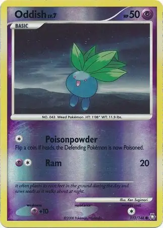 Oddish Reverse Holo 112 Normal