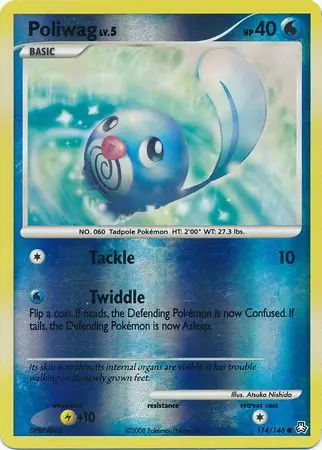 Poliwag Reverse Holo 114 Normal
