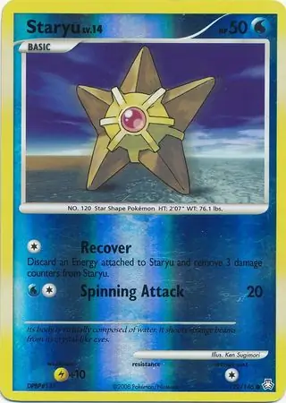 Staryu Reverse Holo 122 Normal