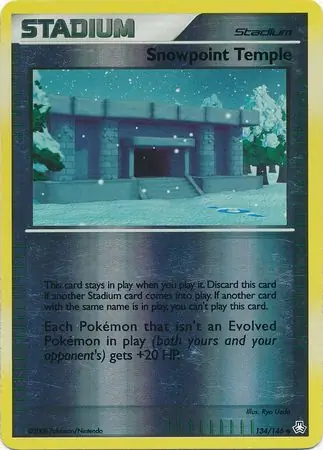 Snowpoint Temple Reverse Holo 134