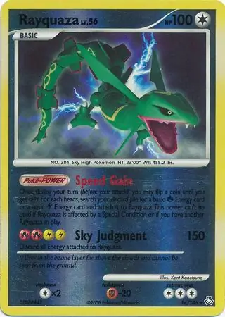 Rayquaza Reverse Holo 14 Normal