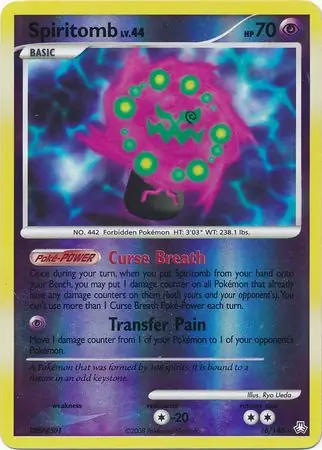 Spiritomb Reverse Holo 16 Normal