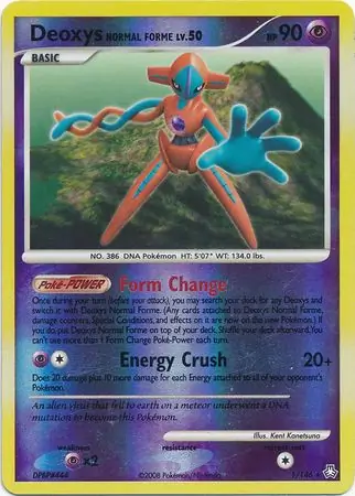 Deoxys Normal Forme Reverse Holo 1 Normal