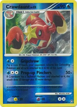 Crawdaunt Reverse Holo 22 Normal