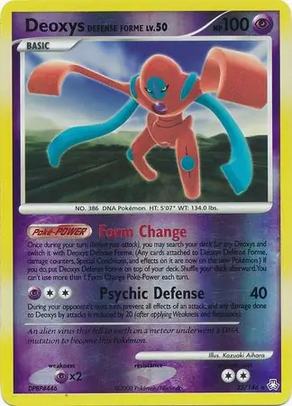 Deoxys Defense Forme Reverse Holo 25