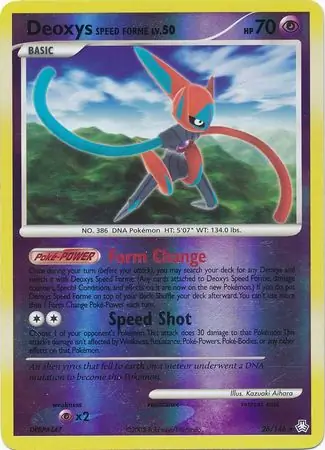Deoxys Speed Forme Reverse Holo 26