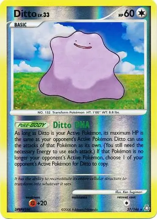 Ditto Reverse Holo 27 Normal