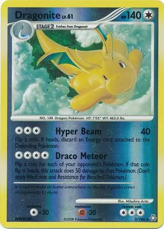 Dragonite Reverse Holo 2 Normal