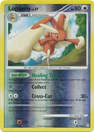 Lopunny Reverse Holo 33 Normal