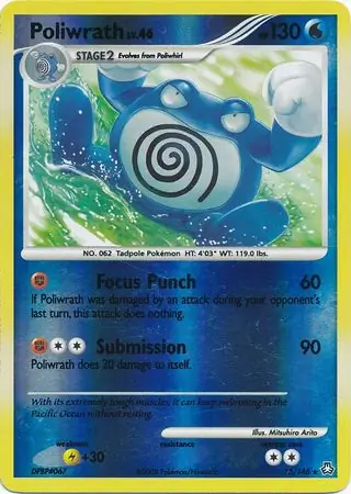 Poliwrath Reverse Holo 35